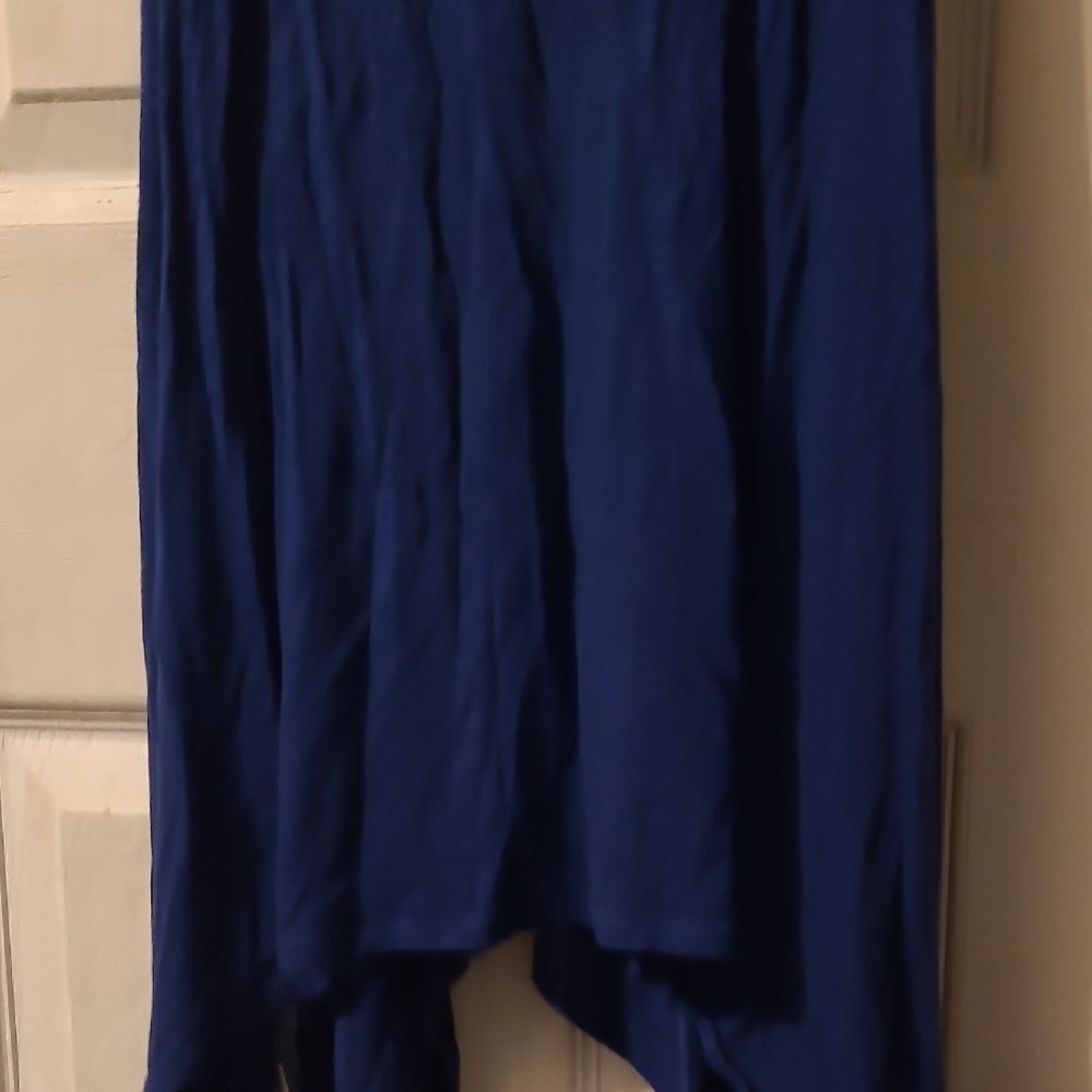 Express Blue Backless Tank Top - Picture 6 of 11